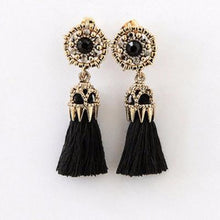 Load image into Gallery viewer, Flower Ancient Tassel Drop Earrings - SexyBling