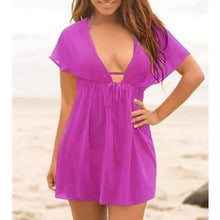 Load image into Gallery viewer, Sexy Deep V-Neck Bikini Cover Up - SexyBling