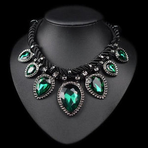 Hand-made Crystal Choker Necklace - SexyBling