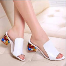 Load image into Gallery viewer, Women Peep Toe Heels Sexy Sandals - SexyBling