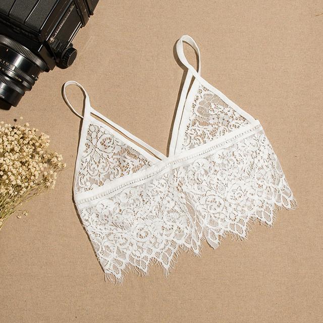 Lace Bra Top Cups - SexyBling
