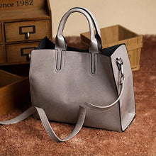 Load image into Gallery viewer, PU Leather Trunk Tote Designer Shoulder Bag - SexyBling