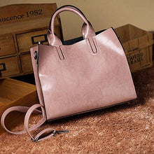 Load image into Gallery viewer, PU Leather Trunk Tote Designer Shoulder Bag - SexyBling