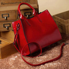 Load image into Gallery viewer, PU Leather Trunk Tote Designer Shoulder Bag - SexyBling