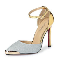 Load image into Gallery viewer, Elegant Glitter Ankle Pump - SexyBling