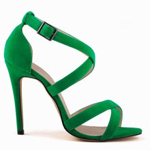 Load image into Gallery viewer, Ankle Strapped Velvet Pumps - SexyBling