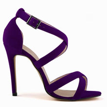 Load image into Gallery viewer, Ankle Strapped Velvet Pumps - SexyBling