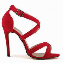 Load image into Gallery viewer, Ankle Strapped Velvet Pumps - SexyBling