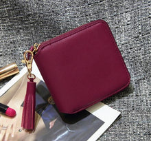 Load image into Gallery viewer, NEW Leather Tassel Square Wallet - SexyBling