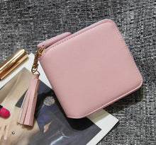 Load image into Gallery viewer, NEW Leather Tassel Square Wallet - SexyBling