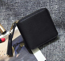 Load image into Gallery viewer, NEW Leather Tassel Square Wallet - SexyBling