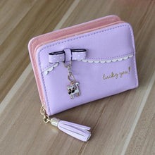 Load image into Gallery viewer, Anime Cat Leather Women Mini Wallet - SexyBling