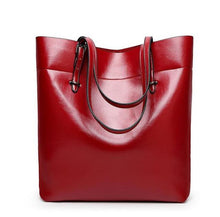 Load image into Gallery viewer, High Quality Leather Women Bucket Shoulder Bag - SexyBling