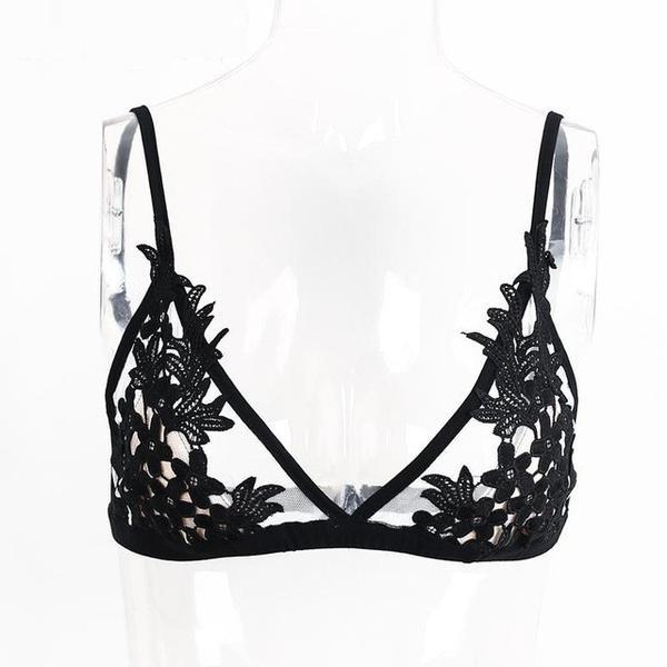 Sexy Transparent Unpadded Bra - SexyBling