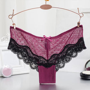 Women's Low Waist Cotton Panties - SexyBling
