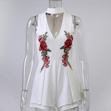 Load image into Gallery viewer, Cute V-Neck Floral Romper - SexyBling