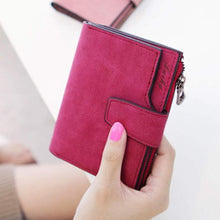 Load image into Gallery viewer, Vintage Matte Snap Fastener Wallet - SexyBling
