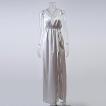 Load image into Gallery viewer, Sexy Spaghetti Strap Cross Maxi Dress - SexyBling