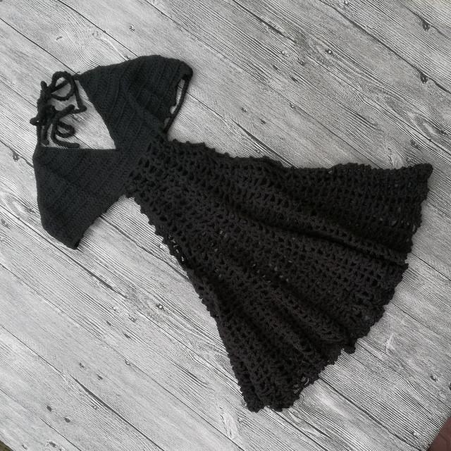 Feisty Crochet Backless Cover Up - SexyBling