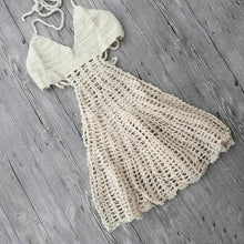 Load image into Gallery viewer, Feisty Crochet Backless Cover Up - SexyBling