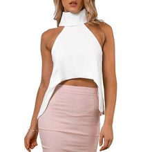 Load image into Gallery viewer, Classy High Neck Off Shoulder Top - SexyBling