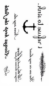 Love Pattern Design WaterProof Temporary Tatto - SexyBling