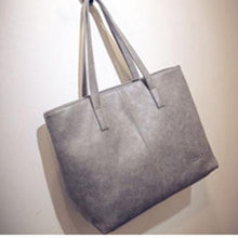 Load image into Gallery viewer, PU Leather Bucket Tote Handbags Shoulder - SexyBling