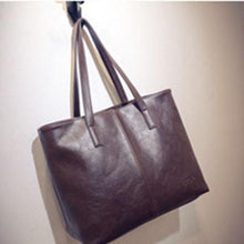 Load image into Gallery viewer, PU Leather Bucket Tote Handbags Shoulder - SexyBling