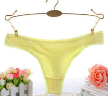 Load image into Gallery viewer, Spandex Seamless Invisible Thong - SexyBling