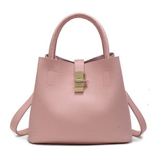Load image into Gallery viewer, High Quality PU Leather Ladies Bucket Casual Tote Bag - SexyBling