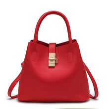Load image into Gallery viewer, High Quality PU Leather Ladies Bucket Casual Tote Bag - SexyBling