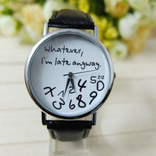 Load image into Gallery viewer, Designer Casual Letter Print Leather Watch - SexyBling