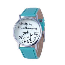 Load image into Gallery viewer, Designer Casual Letter Print Leather Watch - SexyBling