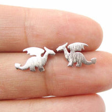 Load image into Gallery viewer, Dragon Silhouette with Wings Earrings - SexyBling