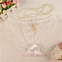 Load image into Gallery viewer, Kinky Knickers Bow Lace Thong - SexyBling