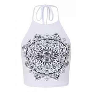 Retro Harajuku Mandala Tank Top Camis - SexyBling