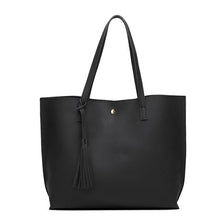 Load image into Gallery viewer, Artificial Leather Tassel Handbag - SexyBling