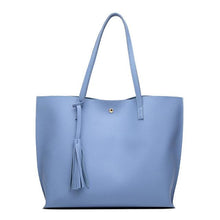 Load image into Gallery viewer, Artificial Leather Tassel Handbag - SexyBling