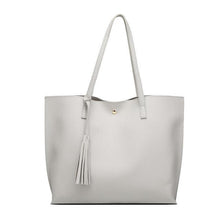 Load image into Gallery viewer, Artificial Leather Tassel Handbag - SexyBling