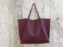 Load image into Gallery viewer, Artificial Leather Tassel Handbag - SexyBling