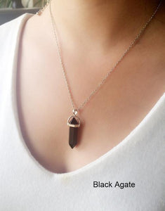 Quartz Pendant Necklace - SexyBling