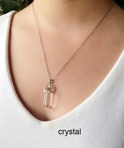 Quartz Pendant Necklace - SexyBling