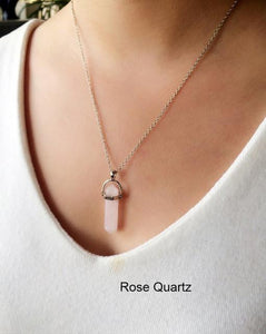 Quartz Pendant Necklace - SexyBling
