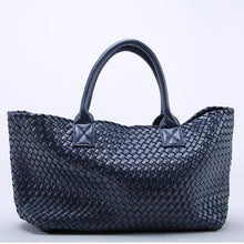 Load image into Gallery viewer, High Quality PU Leather Designer Woven Shoulder Bag - SexyBling