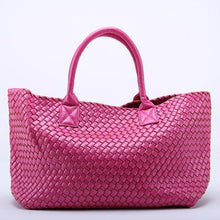 Load image into Gallery viewer, High Quality PU Leather Designer Woven Shoulder Bag - SexyBling