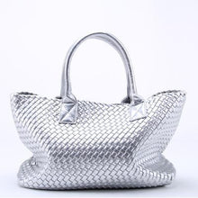 Load image into Gallery viewer, High Quality PU Leather Designer Woven Shoulder Bag - SexyBling