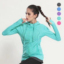 Load image into Gallery viewer, Sexy Long Sleeve Quick Dry Yoga Top - SexyBling