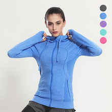 Load image into Gallery viewer, Sexy Long Sleeve Quick Dry Yoga Top - SexyBling
