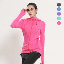 Load image into Gallery viewer, Sexy Long Sleeve Quick Dry Yoga Top - SexyBling