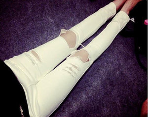 Cute High Waisted Boyfriend Pants - SexyBling